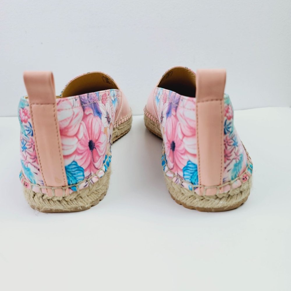 Anuschka Women's Floral Birds Espadrille Slip On Loafers, Sz 10 NWOB - Picture 8 of 10